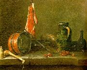 jean-Baptiste-Simeon Chardin A  Lean Diet with Cooking Utensils Sweden oil painting reproduction